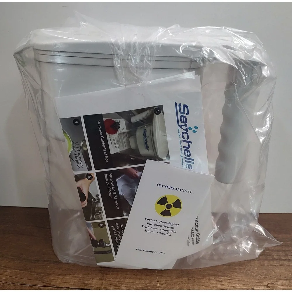 Seychelle Water Filtration Pitcher Filtered Drinking Water Purifier New Filter